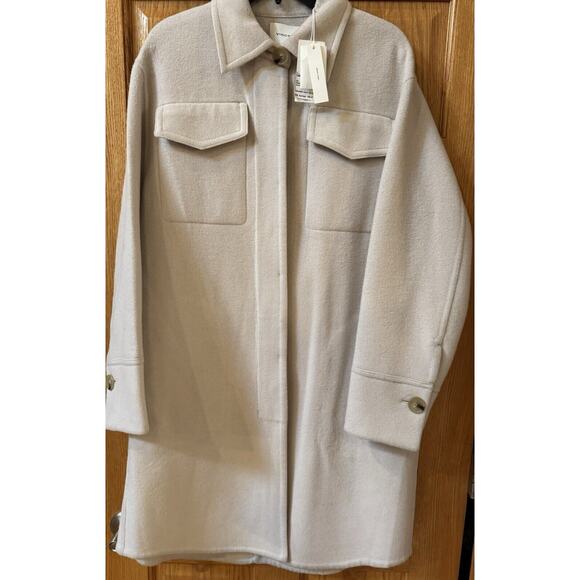 Vince Brushed Wool Shirt Coat $795 Medium (NEW) - Picture 8 of 8